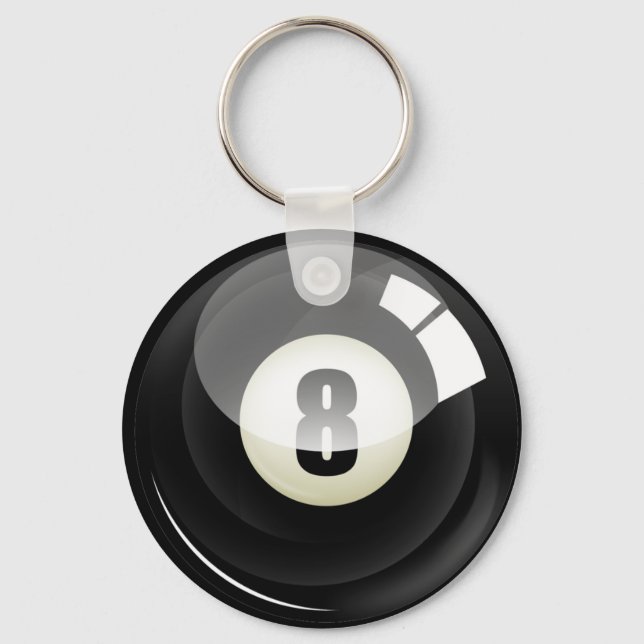 Eight Ball Key Chain (Front)
