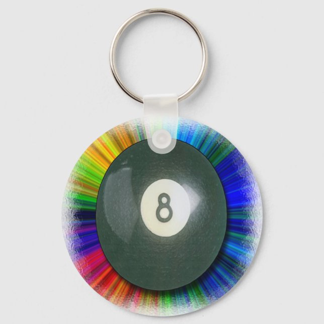 Eight Ball Key Ring (Front)