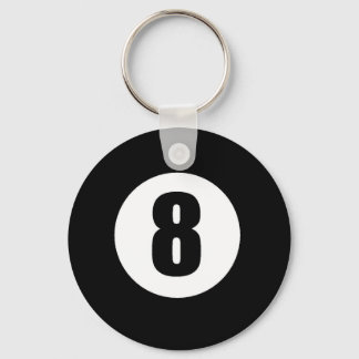 Eight Ball Key Ring