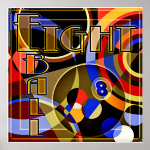 Eight Ball Panic Poster