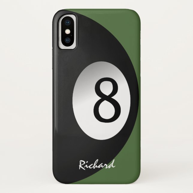 Eight Ball Pool Game Name Case-Mate iPhone Case (Back)