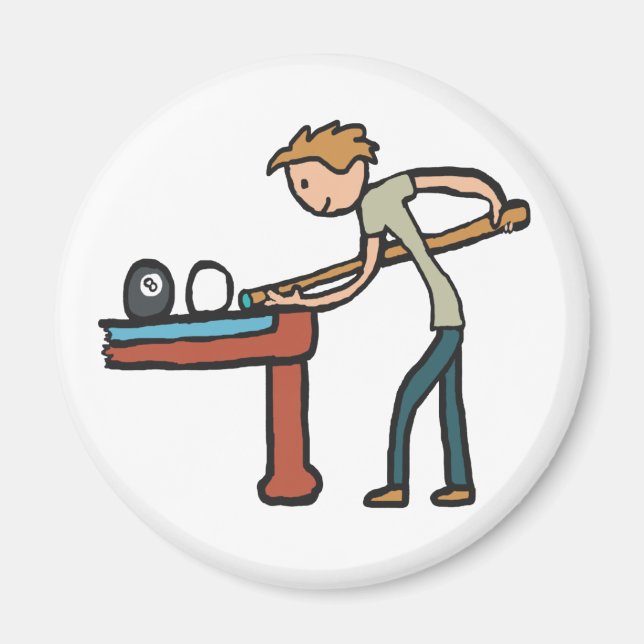Eight Ball Pool Magnet (Front)