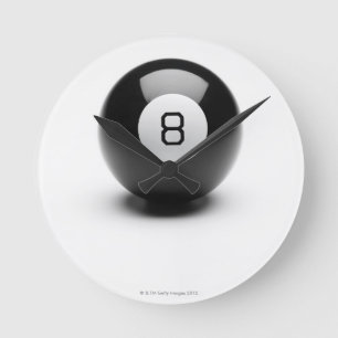 Eight ball round clock