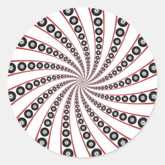 Eight Ball Vortex: Classic Round Sticker