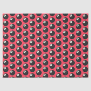 Eight Ball Y2K Snooker 90s Red Tissue Paper