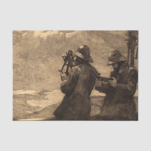 Eight Bells, 1887 by Winslow Homer Tissue Paper