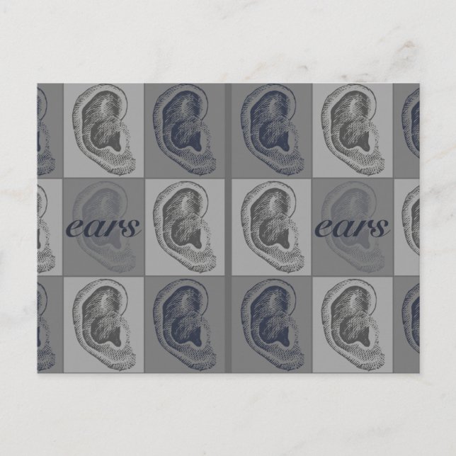 Eight Ears Graphic Postcard (Front)