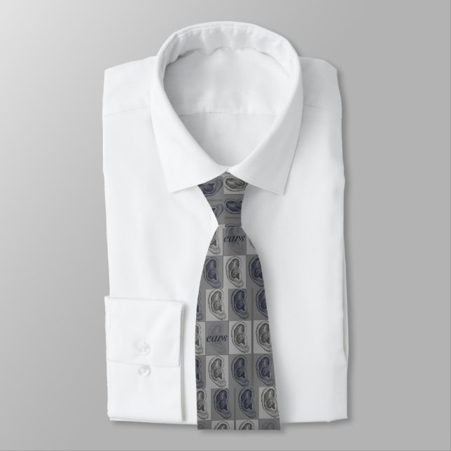 Eight Ears Graphic Tie (Tied)