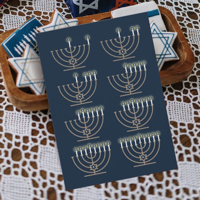 Eight Hanukkah Nights Holiday Card (Creator Uploaded)