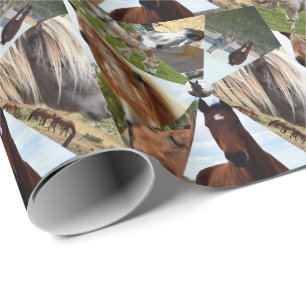 Eight Horse Triangles, Gift Wrapping Paper