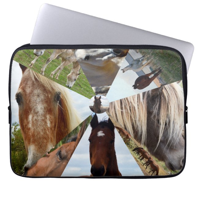 Eight Horse Triangles, Laptop Sleeve (Front)