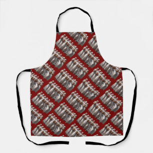 Eight Maids-A-Milking Nostalgic Milkmaids Apron