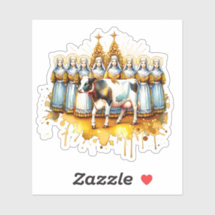 Eight Maids a-Milking Twelve Days of Christmas