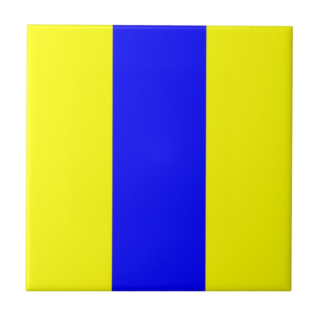 eight maritime nautical alphabet number symbol fla tile (Front)