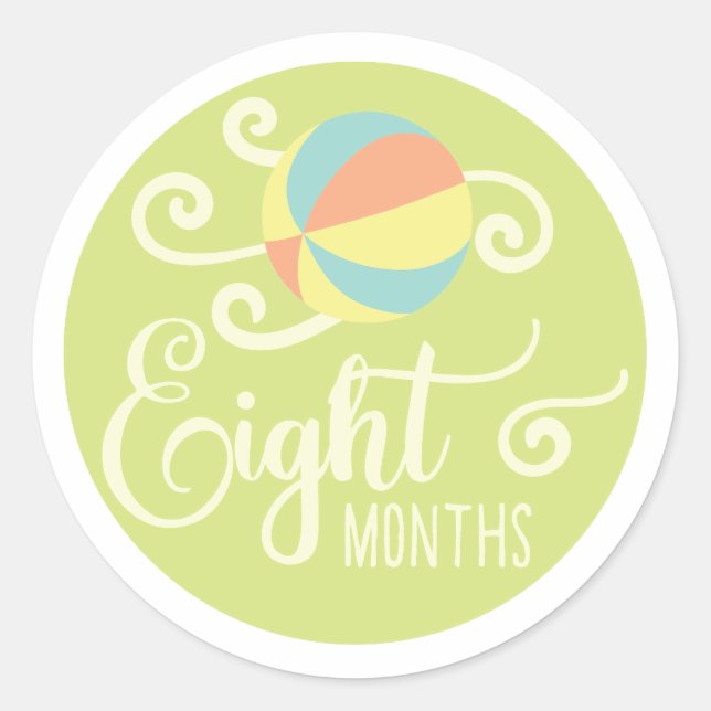 Eight Months Stickers (Front)
