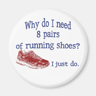 Eight Pairs Running Shoes Magnet