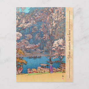 Eight Scenes of Cherry Blossoms, Arashiyama Postcard