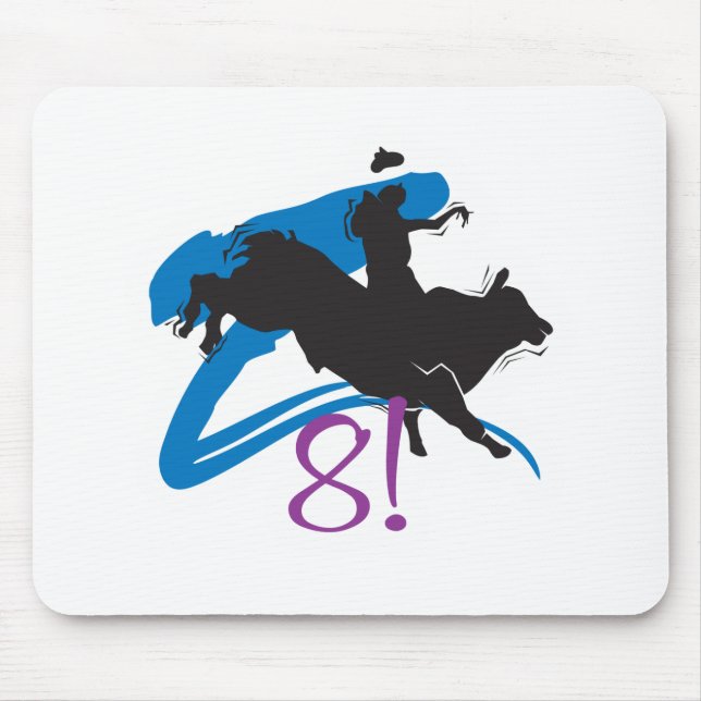 Eight Seconds Mouse Mat (Front)