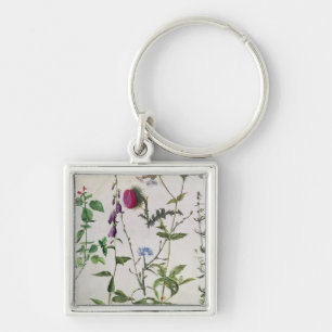 Eight Studies of Wild Flowers Key Ring