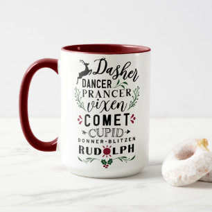 Eight Tiny Reindeer Mug