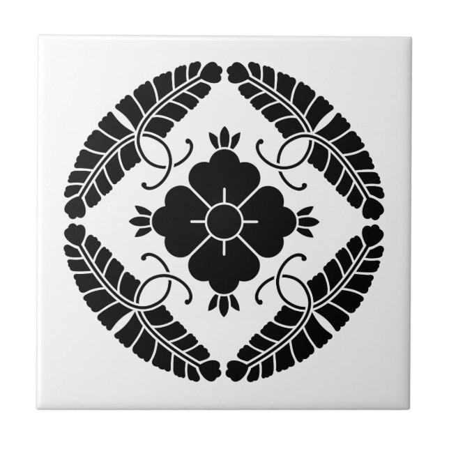 Eight wisterias tile (Front)
