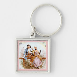 Eighteenth Century French Romance Key Ring