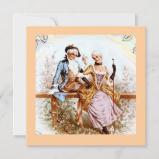 Eighteenth Century French Style Romantic Couple