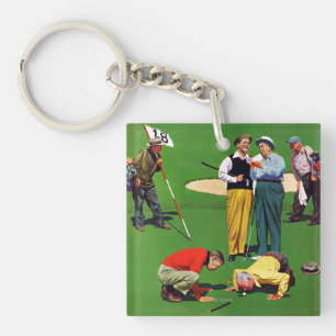 Eighteenth Hole Key Ring