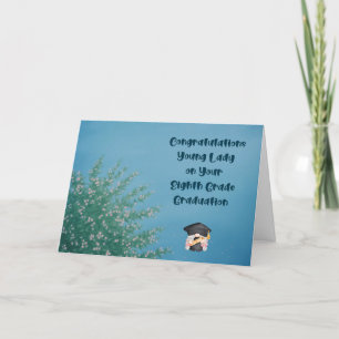 Eighth Grade Graduation Card for Girl