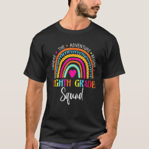 Eighth Grade Rainbow Teacher Student Team 8th Grad T-Shirt
