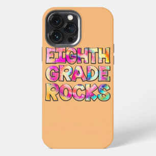 Eighth Grade Rocks Tie Dye Team 8th Grade Teacher iPhone 13 Pro Max Case