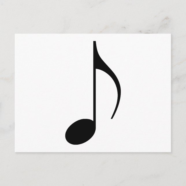 eighth note postcard (Front)