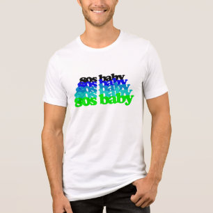 Eighties 1980s happy birthday born in the 80s  Tri-Blend shirt