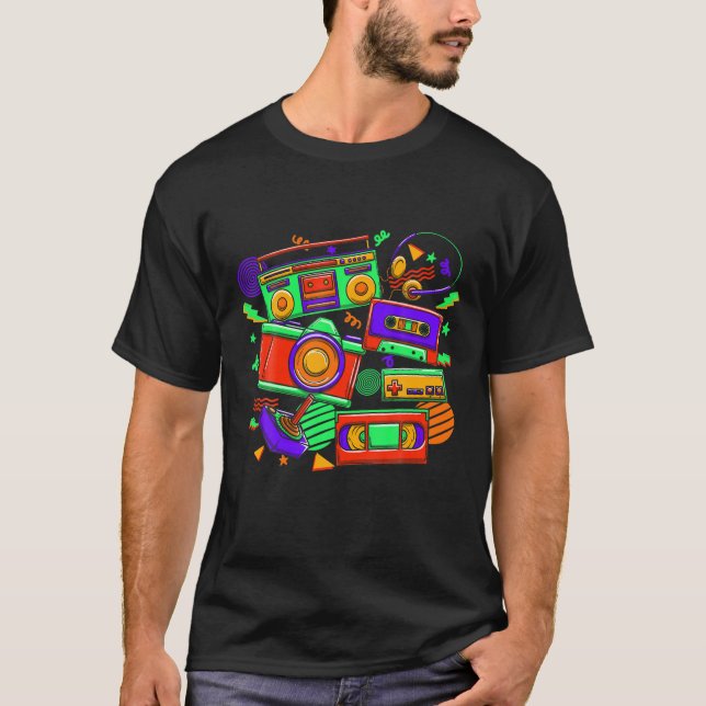 Eighties Year 1980 80'S Kid Retro Era 80'S Vibe T-Shirt (Front)