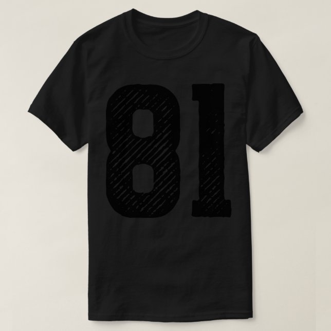 Eighty One 81 1 T-Shirt (Design Front)