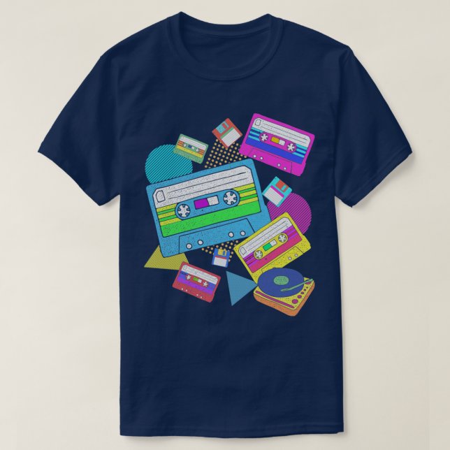 Eightys Cassette 80s T-Shirt (Design Front)