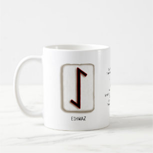 EihwazRune Stone Mug