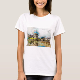 Eilean Donan Castle Aquarell T-Shirt