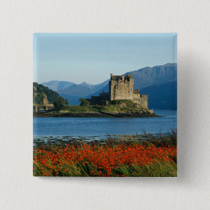 Eilean Donan Castle, Highlands, Scotland 3 15 Cm Square Badge