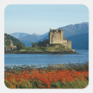 Eilean Donan Castle, Highlands, Scotland 3 Square Sticker