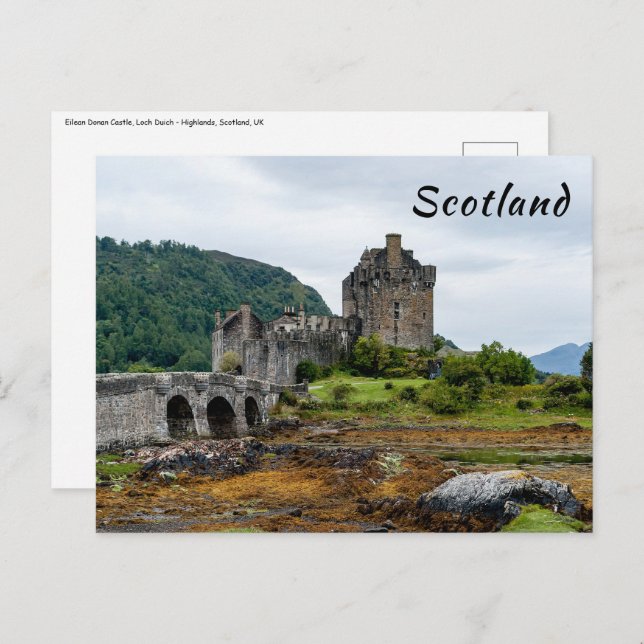 Eilean Donan Castle, Loch Duich - Scotland, UK Postcard (Front/Back)