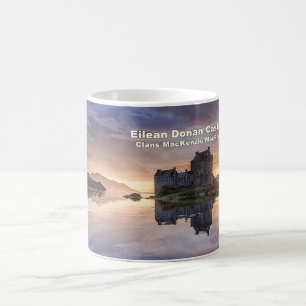Eilean Donan Castle - MacKenzie MacRae Clans Coffee Mug