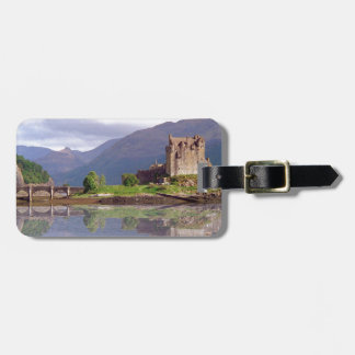 Eilean Donan castle reflection Luggage Tag