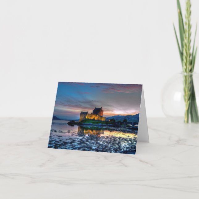Eilean Donan Castle, Scotland Greeting card (Front)