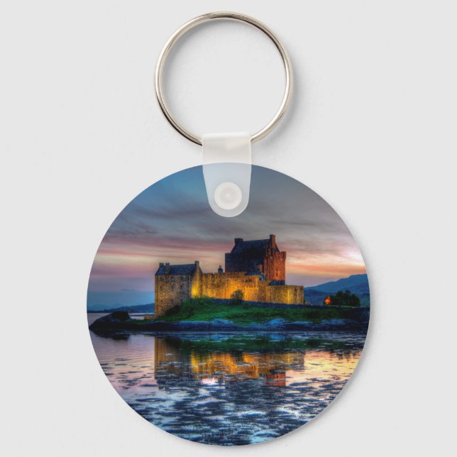 Eilean Donan Castle, Scotland Keyring (Front)