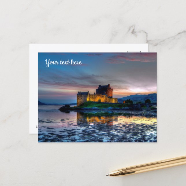 Eilean Donan Castle, Scotland Postcard (Front/Back In Situ)