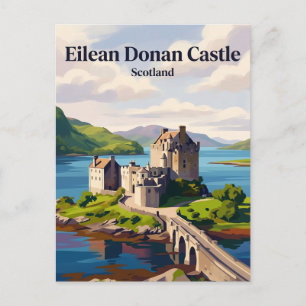 Eilean Donan Castle Scotland Postcard