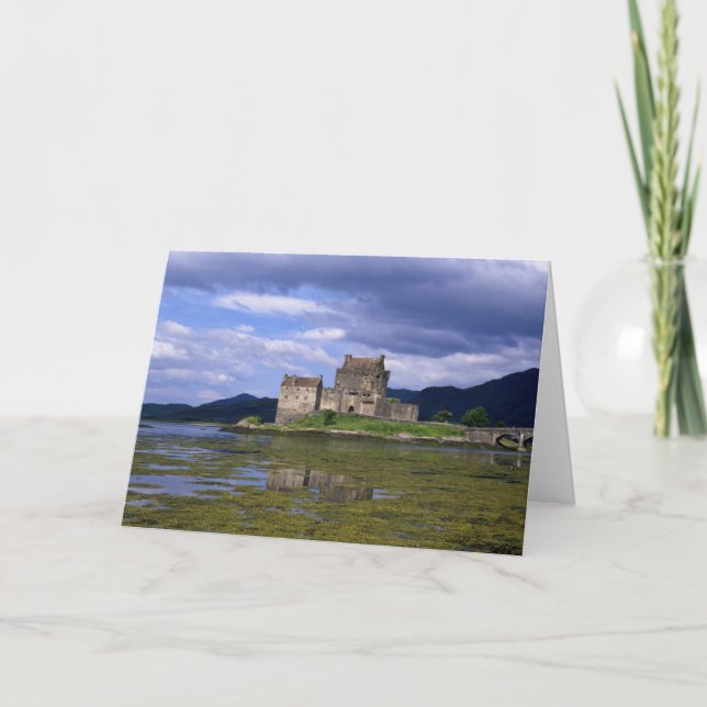 Eilean Donan Castle Scotland Thank You Card (Front)