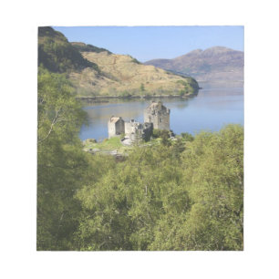 Eilean Donan Castle, Scotland. The famous Eilean Notepad