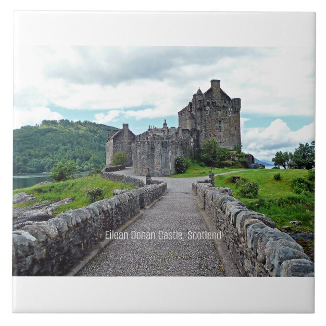 Eilean Donan Castle, Scotland, Tile (Front)